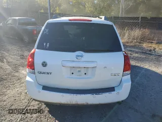2006 Nissan Quest S Special Edition with VIN 5N1BV28U86N118513, listed as a Copart auction lot 76749234 with 0 mi miles and Salvage Title. Bid and sale history available at carsss.com. Image 6.