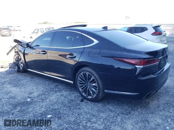 2018 Lexus LS 500 z VIN JTHB51FF1J5005657, wystawiony jako Copart lot #42303805 z przebiegiem 40 345 mil mil oraz Szkoda całkowita • Salvage title. Historia ofert i sprzedaży dostępna na DreamBid. Obrazek 2.