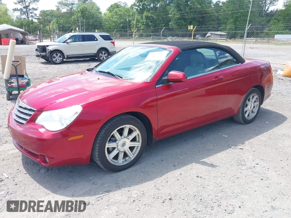 2008 Chrysler Sebring Touring with VIN 1C3LC55R08N129058, listed as a IAAI auction lot 42172905 with 51,964 mi miles and . Bid and sale history available at DreamBid. Image 2.