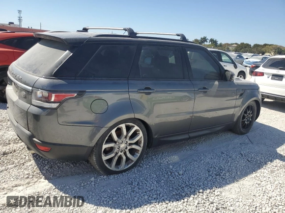 2014 Land Rover Range Rover Sport SE with VIN SALWG2WF4EA327489, listed as a Copart auction lot 49909725 with 93,848 mi miles and Salvage Title. Bid and sale history available at carsss.com. Image 3.
