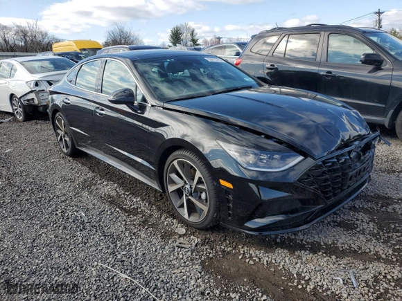 2023 Hyundai Sonata SEL Plus with VIN KMHL44J24PA336047, listed as a Copart auction lot 50872785 with 11,353 mi miles and Salvage Title. Bid and sale history available at carsss.com. Image 4.