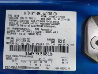 2018 Ford Mustang EcoBoost с VIN 1FA6P8THXJ5185626, выставлен на аукционе IAAI как лот 42244199 с пробегом 103 968 миль миль и . История ставок и продаж доступна на DreamBid. Изображение 9.