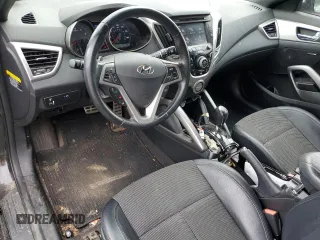 2016 Hyundai Veloster with VIN KMHTC6AD5GU250910, listed as a Copart auction lot 60926793 with 78,205 mi miles. Bid and sale history available at carsss.com. Image 8.
