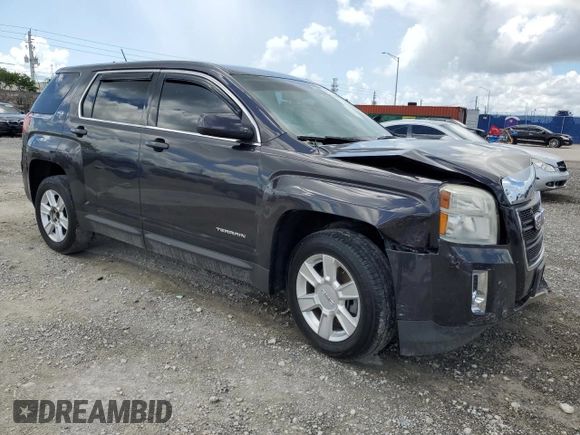 2013 GMC Terrain SLE with VIN 2GKALMEK8D6168435, listed as a Copart auction lot 61612625 with 158,226 mi miles and Salvage title. Bid and sale history available at DreamBid. Image 4.