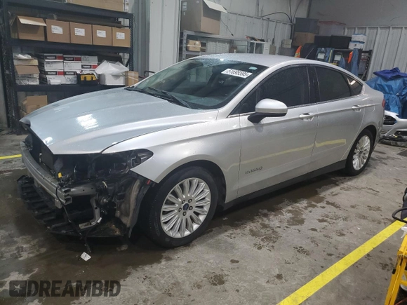 2015 Ford Fusion S Hybrid with VIN 3FA6P0UU8FR307577, listed as a Copart auction lot 51695595 with 145,536 mi miles and Salvage Title. Bid and sale history available at carsss.com. Image 1.