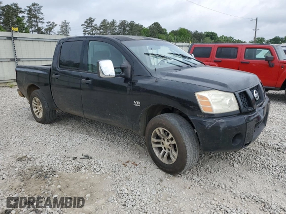 2004 Nissan Titan LE with VIN 1N6AA07A34N573514, listed as a Copart auction lot 54497765 with 240,033 mi miles and Salvage title. Bid and sale history available at DreamBid. Image 4.