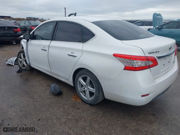 2014 Nissan Sentra SR with VIN 3N1AB7AP6EL609786, listed as a IAAI auction lot 41905765 with 1 mi miles. Bid and sale history available at carsss.com. Image 3.