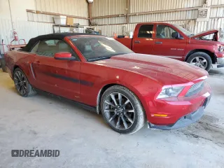 2011 Ford Mustang GT with VIN 1ZVBP8FF7B5153654, listed as a Copart auction lot 81257634 with 48,879 mi miles and Salvage Title. Bid and sale history available at DreamBid. Image 4.