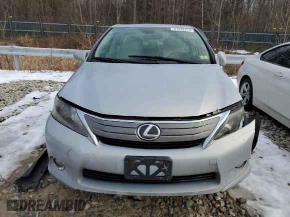 2010 Lexus HS with VIN JTHBB1BA9A2017186, listed as a Copart auction lot 41837274 with 290,026 mi miles and Salvage Title. Bid and sale history available at carsss.com. Image 5.