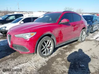 2019 Alfa Romeo Stelvio with VIN ZASPAKAN9K7C49108, listed as a IAAI auction lot 41365234 with 53,196 mi miles. Bid and sale history available at carsss.com. Image 16.
