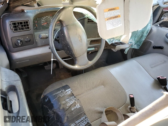 2002 Ford Super Duty F-250 XL with VIN 1FTNF21L52EC49070, listed as a Copart auction lot 75403484 with 163,606 mi miles and Salvage Title. Bid and sale history available at carsss.com. Image 8.