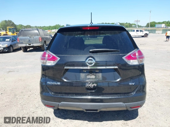 2016 Nissan Rogue SV with VIN 5N1AT2MT6GC829137, listed as a IAAI auction lot 42141620 with 143,279 mi miles. Bid and sale history available at carsss.com. Image 17.