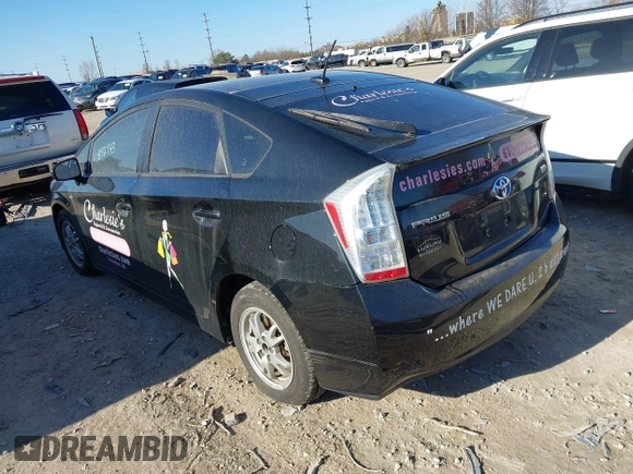 2011 Toyota Prius I with VIN JTDKN3DU4B0277746, listed as a IAAI auction lot 41892793 with 205,328 mi miles. Bid and sale history available at carsss.com. Image 3.