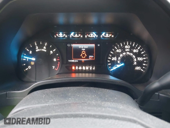 2017 Ford F-150 XL with VIN 1FTEX1CF3HKE56758, listed as a IAAI auction lot 41558163 with 144,380 mi miles. Bid and sale history available at carsss.com. Image 7.
