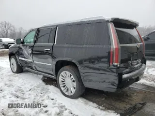 2019 Cadillac Escalade ESV Platinum z VIN 1GYS4KKJ3KR199245, wystawiony jako Copart lot #84854564 z przebiegiem Nie podano mil oraz Szkoda całkowita • Salvage title. Historia ofert i sprzedaży dostępna na DreamBid. Obrazek 2.