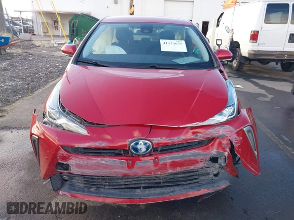 2020 Toyota Prius LE with VIN JTDL9RFU0L3022049, listed as a IAAI auction lot 41133635 with 60,977 mi miles and . Bid and sale history available at DreamBid. Image 12.