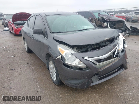 2015 Nissan Versa S Plus with VIN 3N1CN7AP2FL955156, listed as a IAAI auction lot 41554070 with 194,257 mi miles and . Bid and sale history available at DreamBid. Image 1.