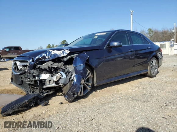 2016 Mercedes-Benz E 350 Sport with VIN WDDHF5KBXGB283153, listed as a Copart auction lot 48986915 with 163,991 mi miles and Salvage title. Bid and sale history available at DreamBid. Image 1.