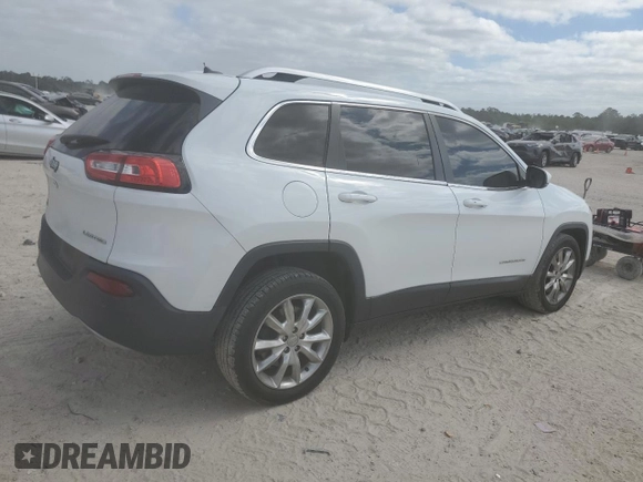 2015 Jeep Cherokee Limited with VIN 1C4PJLDS4FW700683, listed as a Copart auction lot 52969045 with 143,344 mi miles and Clean Title. Bid and sale history available at DreamBid. Image 3.