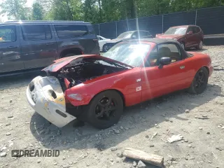 1997 Mazda MX-5 Miata z VIN JM1NA3530V0727783, wystawiony jako Copart lot #55634525 z przebiegiem 162 769 mil mil oraz Szkoda całkowita • Salvage title. Historia ofert i sprzedaży dostępna na DreamBid. Obrazek 1.