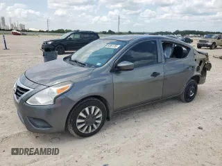 2016 Nissan Versa S Plus with VIN 3N1CN7AP6GL845972, listed as a Copart auction lot 64961755 with 86,373 mi miles and Salvage title. Bid and sale history available at DreamBid. Image 1.