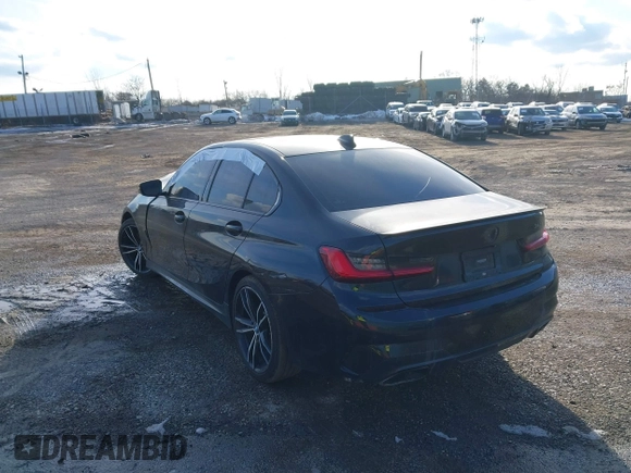 2020 BMW 3 Series M340i with VIN WBA5U7C05LAF54356, listed as a IAAI auction lot 41223565 with Not Provided miles. Bid and sale history available at carsss.com. Image 3.