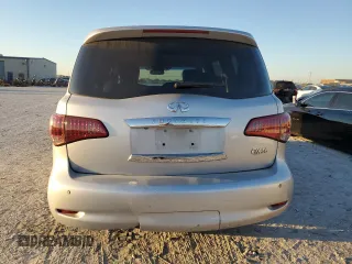 2012 Infiniti QX56 7-passenger with VIN JN8AZ2NF7C9517531, listed as a Copart auction lot 73557584 with 173,997 mi miles and Salvage Title. Bid and sale history available at carsss.com. Image 6.