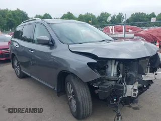 2018 Nissan Pathfinder S with VIN 5N1DR2MM2JC655675, listed as a IAAI auction lot 42716967 with 73,593 mi miles and . Bid and sale history available at DreamBid. Image 1.