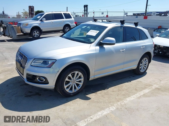 2014 Audi Q5 Premium Plus with VIN WA1LFAFP2EA004004, listed as a IAAI auction lot 42674248 with 185,559 mi miles and . Bid and sale history available at DreamBid. Image 19.