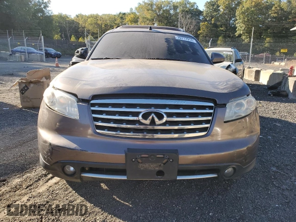 2008 Infiniti FX with VIN JNRAS08WX8X208350, listed as a Copart auction lot 76717914 with Not Provided miles and Salvage Title. Bid and sale history available at DreamBid. Image 5.