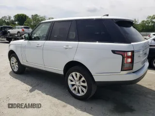 2017 Land Rover Range Rover HSE z VIN SALGS2FV2HA370503, wystawiony jako Copart lot #57427695 z przebiegiem 75 947 mil mil oraz Czysty tytuł • Clean title. Historia ofert i sprzedaży dostępna na DreamBid. Obrazek 3.