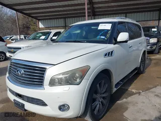 2012 Infiniti QX56 7-passenger with VIN JN8AZ2NE5C9016743, listed as a IAAI auction lot 41288127 with 191095 miles. Bid and sale history available at carsss.com. Image 19.