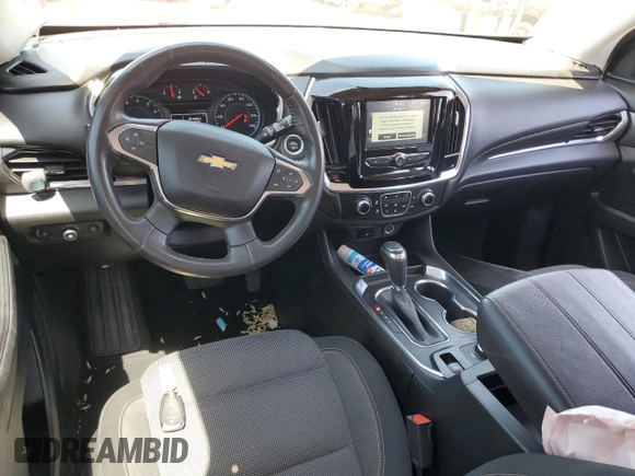2018 Chevrolet Traverse LT Cloth with VIN 1GNERGKW4JJ197375, listed as a Copart auction lot 57534965 with 74,833 mi miles and Salvage title. Bid and sale history available at DreamBid. Image 8.