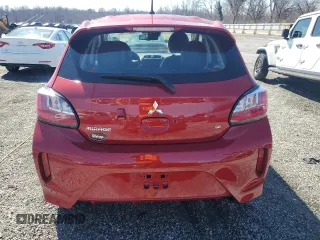 2024 Mitsubishi Mirage Black Edition with VIN ML32AWHJ5RH006741, listed as a Copart auction lot 46078985 with 9,162 mi miles and Salvage title. Bid and sale history available at DreamBid. Image 6.