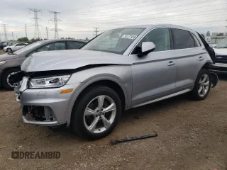 2020 Audi Q5 Premium with VIN WA1ANAFY5L2108917, listed as a Copart auction lot 58127955 with 67,349 mi miles and Salvage title. Bid and sale history available at DreamBid. Image 1.