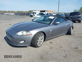 2007 Jaguar XK with VIN SAJWA44B075B11143, listed as a IAAI auction lot 42044257 with 122,842 mi miles. Bid and sale history available at carsss.com. Image 2.