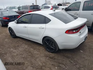 2016 Dodge Dart SE with VIN 1C3CDFAA1GD555395, listed as a IAAI auction lot 41854501 with 168,777 mi miles. Bid and sale history available at carsss.com. Image 3.