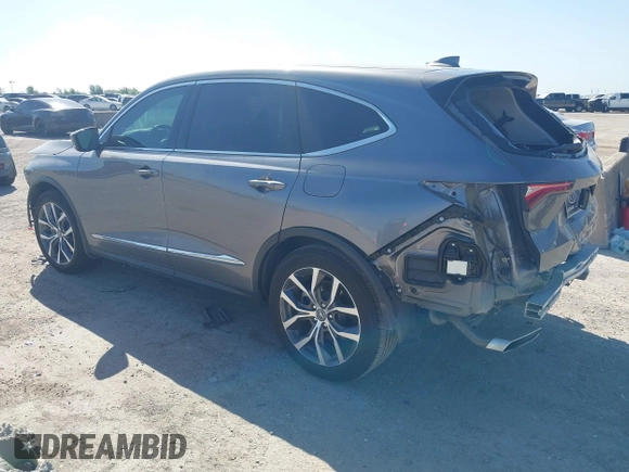 2022 Acura MDX Technology with VIN 5J8YD9H41NL006271, listed as a IAAI auction lot 42602014 with 59,338 mi miles and . Bid and sale history available at DreamBid. Image 3.