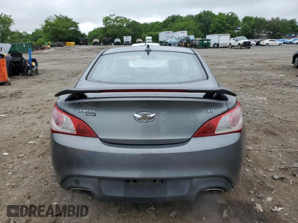 2010 Hyundai Genesis Coupe Grand Touring with VIN KMHHU6KH6AU016058, listed as a Copart auction lot 60167115 with 235,971 mi miles and Clean title. Bid and sale history available at DreamBid. Image 6.