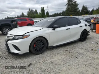 2021 Toyota Camry XSE with VIN 4T1KZ1AKXMU051987, listed as a Copart auction lot 56209475 with 50,161 mi miles and Salvage title. Bid and sale history available at DreamBid. Image 1.