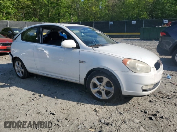 2008 Hyundai Accent SE z VIN KMHCN36C48U056976, wystawiony jako Copart lot #54720645 z przebiegiem 203 148 mil mil oraz Szkoda całkowita • Salvage title. Historia ofert i sprzedaży dostępna na DreamBid. Obrazek 4.