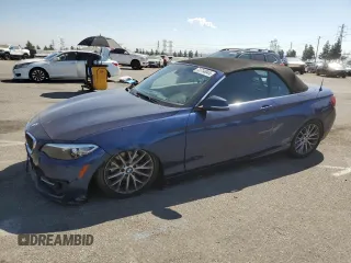2016 BMW 2 Series 228i with VIN WBA1K9C52GV322739, listed as a Copart auction lot 73714944 with 132,853 mi miles and Salvage Title. Bid and sale history available at carsss.com. Image 1.