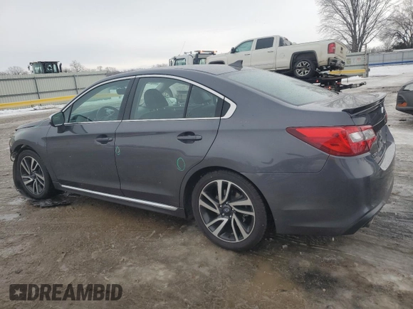 2019 Subaru Legacy Sport with VIN 4S3BNAR69K3011703, listed as a Copart auction lot 87931115 with 73,929 mi miles and Salvage Title. Bid and sale history available at carsss.com. Image 2.