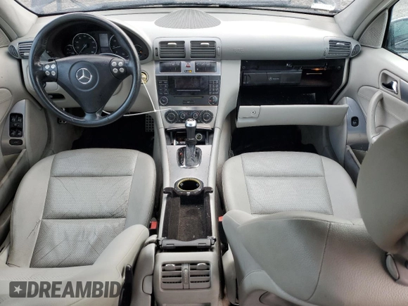 2006 Mercedes-Benz C 230 Sport with VIN WDBRF52H16F766913, listed as a Copart auction lot 42651805 with 129,701 mi miles and Salvage Title. Bid and sale history available at carsss.com. Image 8.