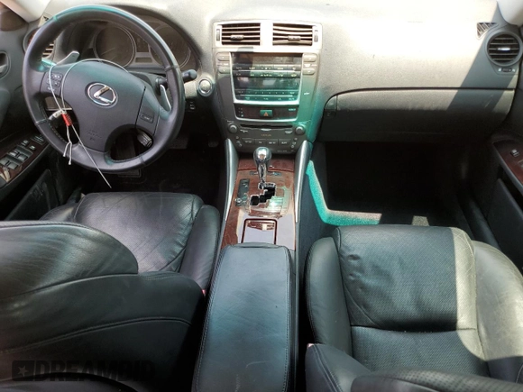 2006 Lexus IS 350 with VIN JTHBE262862006381, listed as a Copart auction lot 55976515 with Not provided miles and Salvage title. Bid and sale history available at DreamBid. Image 8.