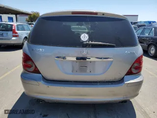 2006 Mercedes-Benz R-Class 3.5L with VIN 4JGCB65E46A035816, listed as a Copart auction lot 55044144 with 145,731 mi miles and Salvage Title. Bid and sale history available at carsss.com. Image 6.