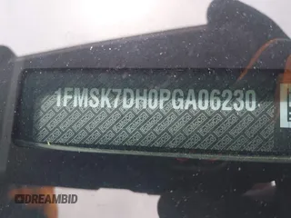 2023 Ford Explorer XLT с VIN 1FMSK7DH0PGA06230, выставлен на аукционе IAAI как лот 42460480 с пробегом 54 848 миль миль и . История ставок и продаж доступна на DreamBid. Изображение 9.