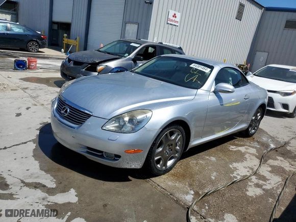2006 Lexus SC 430 with VIN JTHFN48Y669005123, listed as a Copart auction lot 64301464 with 85,044 mi miles and Non Repairable. Bid and sale history available at carsss.com. Image 1.
