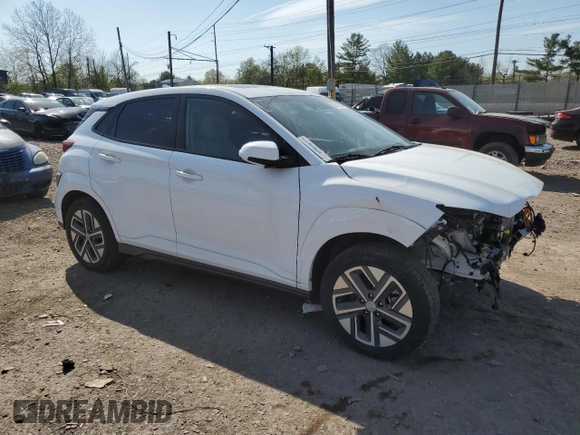 2023 Hyundai Kona SEL with VIN KM8K33AG7PU190018, listed as a Copart auction lot 54511335 with 61,389 mi miles and Non Repairable. Bid and sale history available at carsss.com. Image 4.