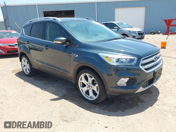2019 Ford Escape Titanium с VIN 1FMCU9J92KUB56244, выставлен на аукционе IAAI как лот 42553011 с пробегом 37 201 миль миль и . История ставок и продаж доступна на DreamBid. Изображение 1.